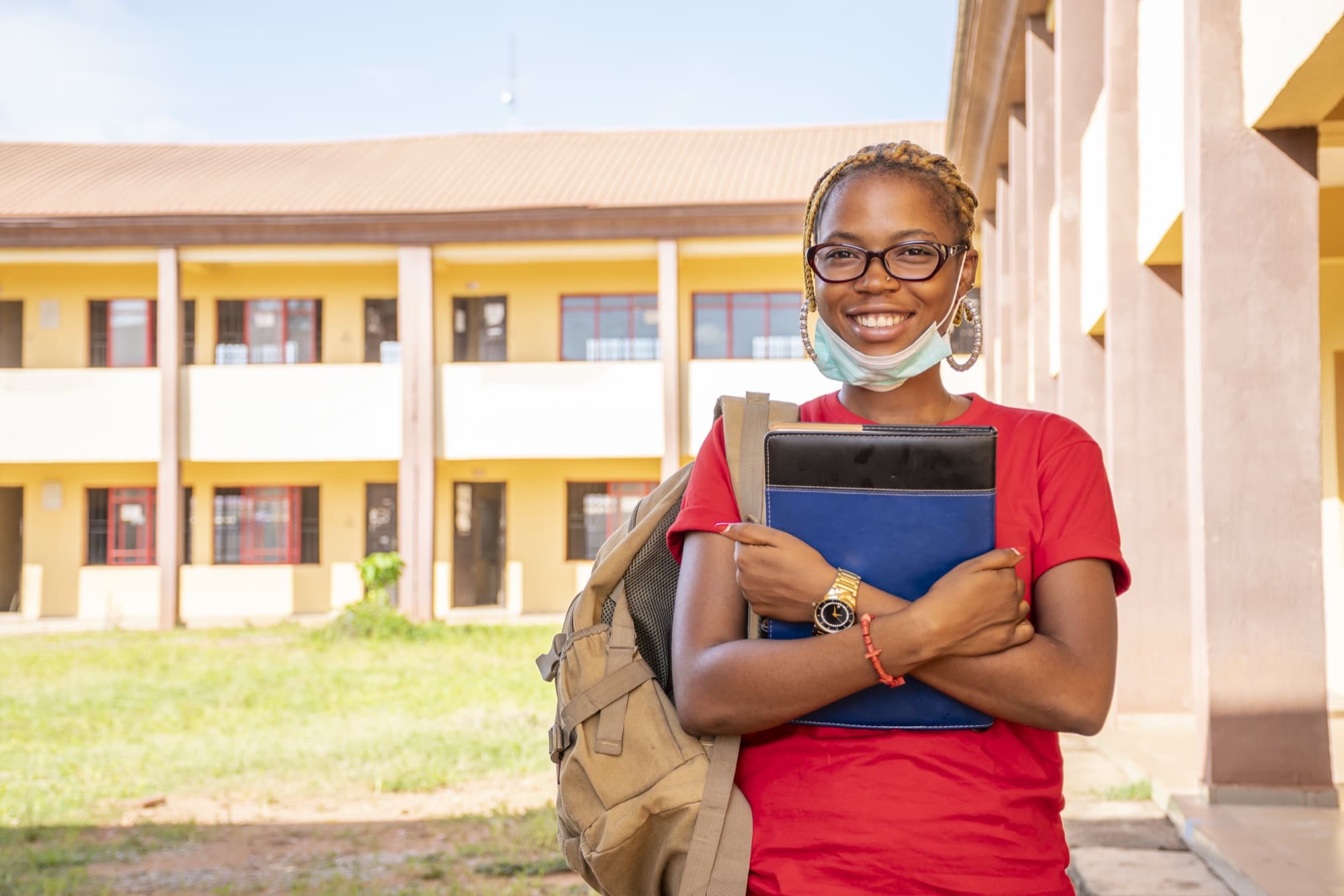 Nigerian students preparing for school examinations